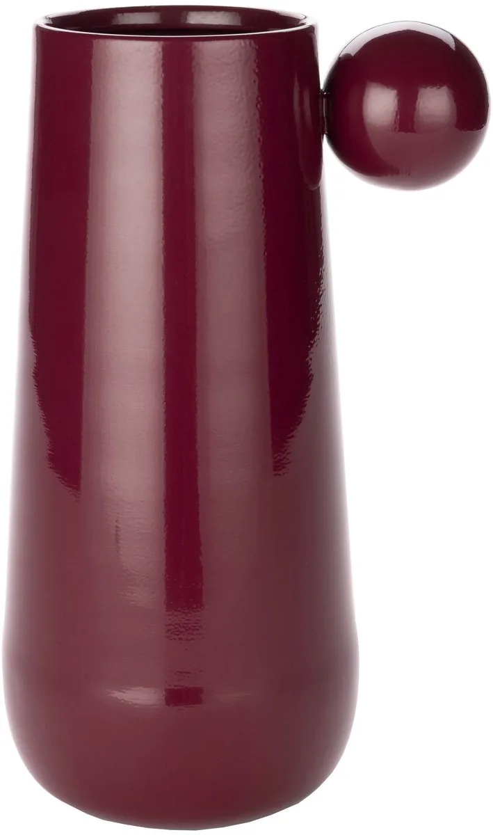 Dot L vaas Bordeaux van Dutchbone in Rood – productfoto