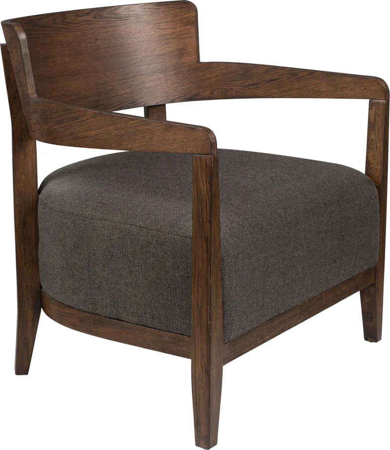 Duran Loungestoel van Dutchbone in Grijs – productfoto