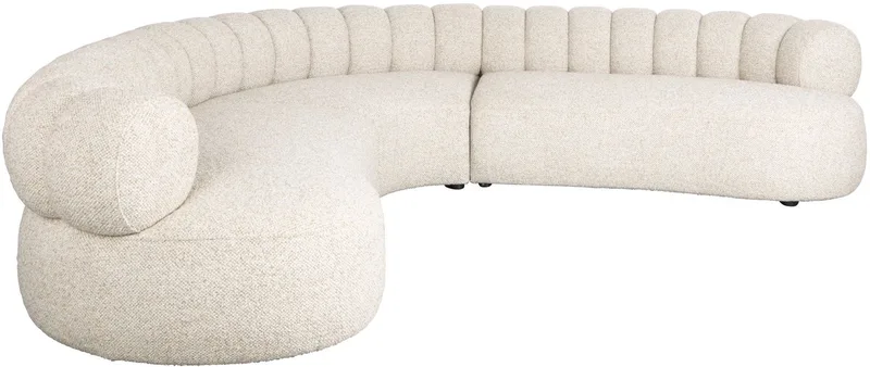 Duvane 7-Zitsbank/ Hoekbank de Dutchbone en Beige – photo du produit