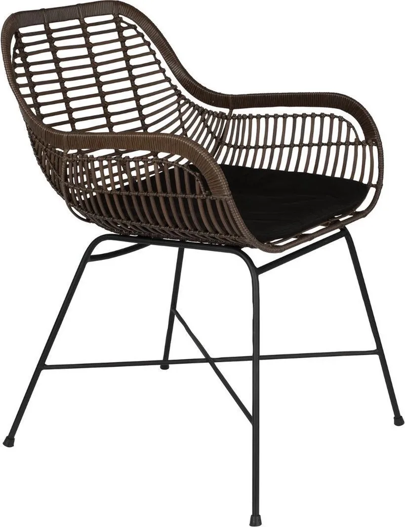 eetkamerstoel Cantik 78,5 x 52 x 59 (2 stuks) de Dutchbone en Zwart – photo du produit