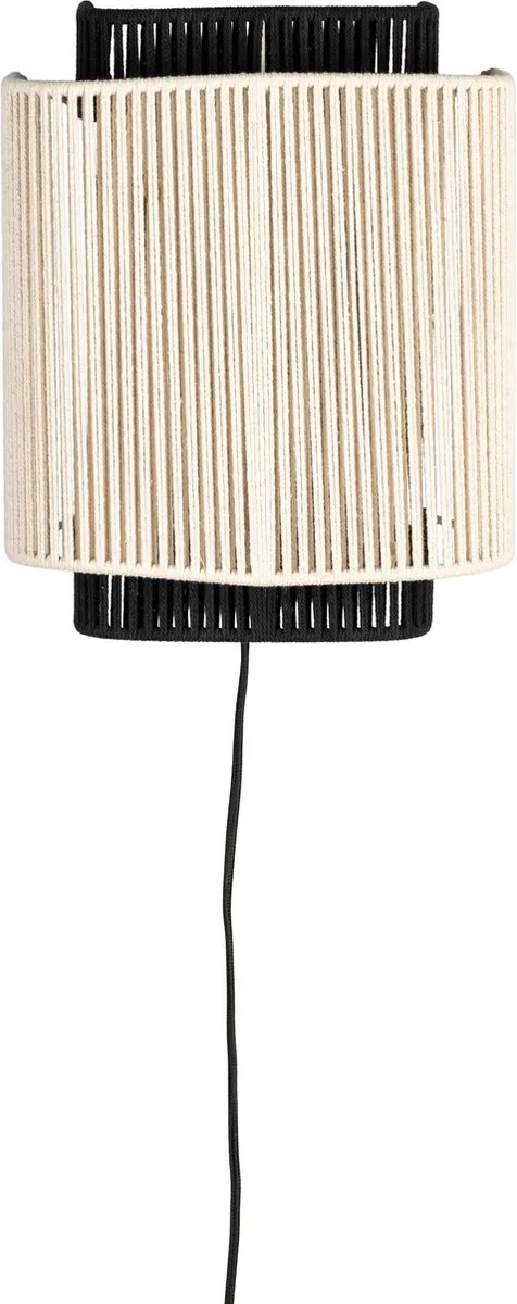 Elon Wandlamp Zwart by Dutchbone in Beige – product photo