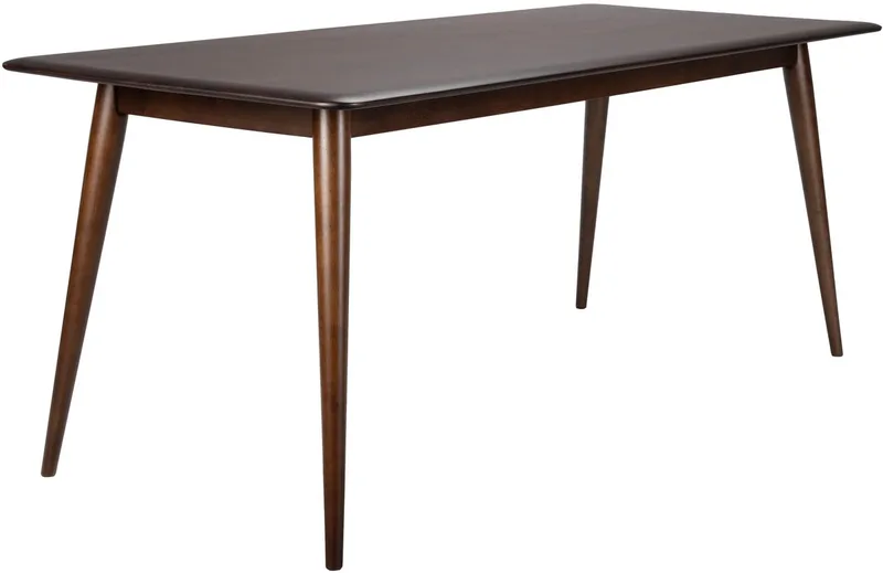 Elroy Eettafel 180x80 cm Hout Walnootkleur van Dutchbone in Bruin – productfoto