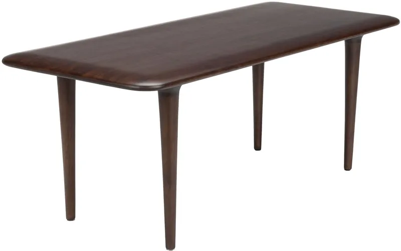 Elroy Salontafel 85x38 cm Hout Walnootkleur by Dutchbone in Bruin – product photo