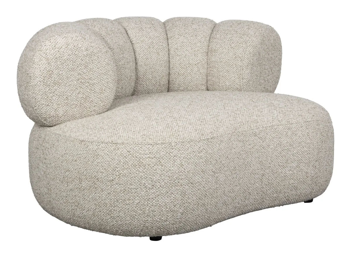 Fauteuil Duvane Bouclé - Beige de Dutchbone – photo du produit