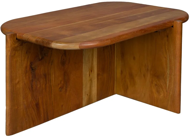 Feller Salontafel Hout de Dutchbone en Bruin – photo du produit