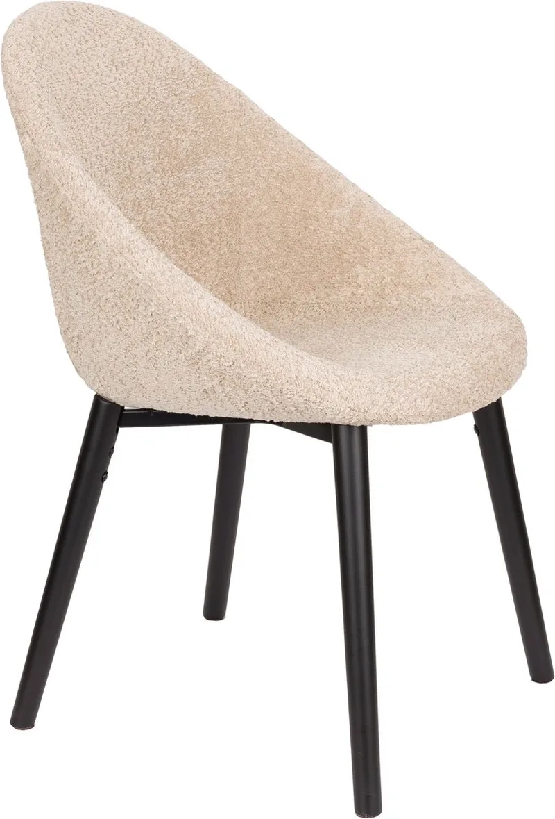 Fenna Eetkamerstoel de Dutchbone en Beige – photo du produit
