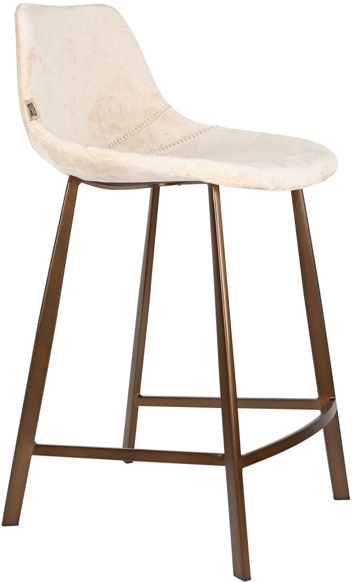 Franky Barkrukken rugleuning 65 cm - Set van 2 by Dutchbone in Beige – product photo