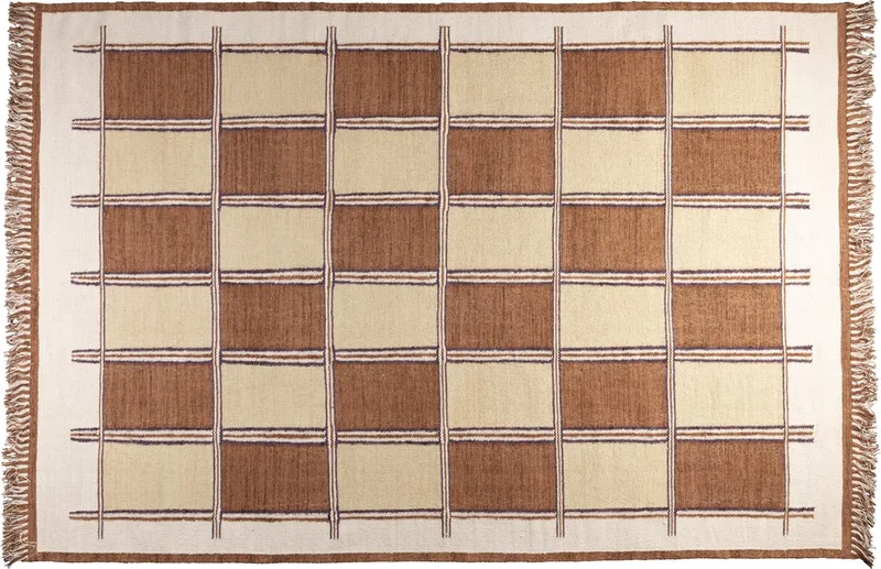 Gambit Vloerkleed 200x300 by Dutchbone in Beige – product photo