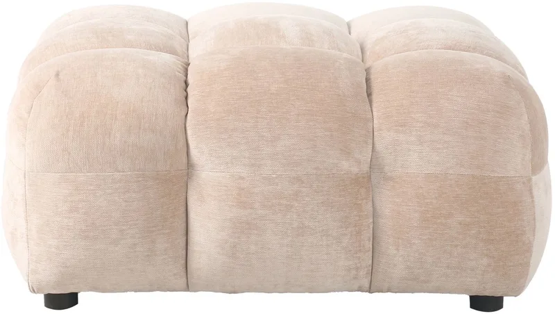 Hackman Hocker Velours Beige de Dutchbone en Beige Velours – photo du produit