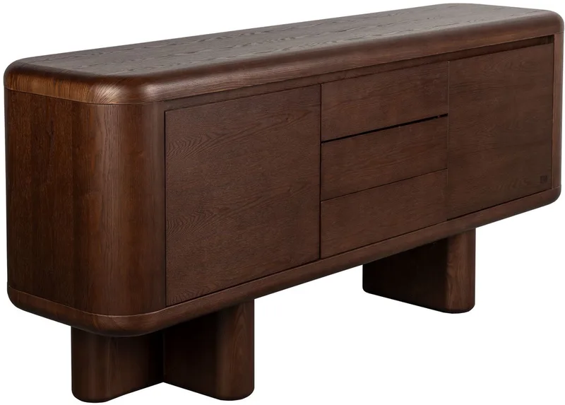 Herman Dressoir Hout Walnoot Kleur van Dutchbone in Bruin – productfoto