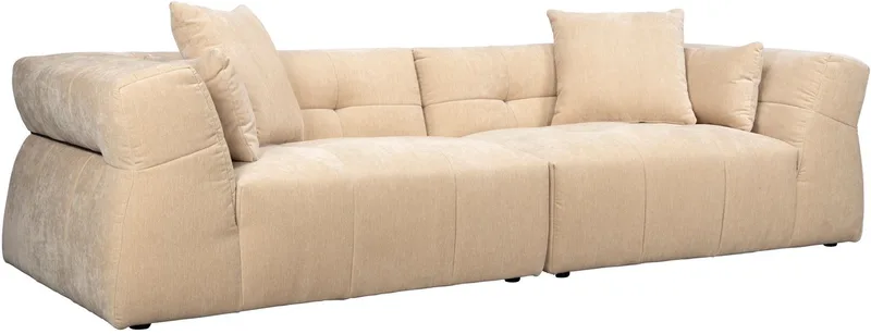 Hodge 4,5-Zitsbank von Dutchbone in Beige – Produktfoto