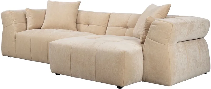 Hodge 4,5-Zitsbank Rechts Beige von Dutchbone in Beige Rechts – Produktfoto