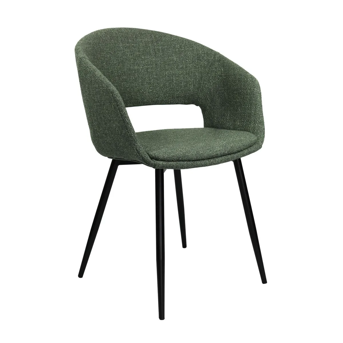 Kick stoel Dean - Groen (set van 4) - Stapelbaar van Dutchbone – productfoto
