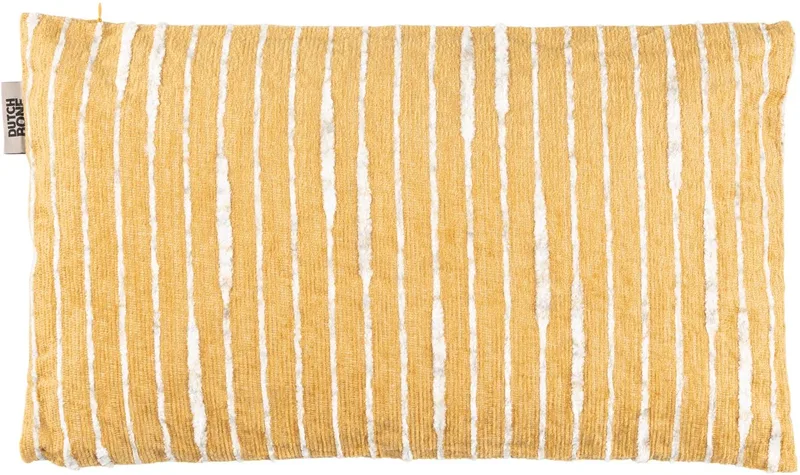 Leaf Kussen 30x50 cm Okergeel von Dutchbone in Geel – Produktfoto