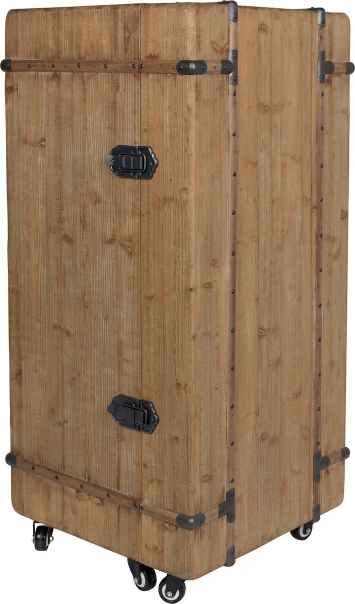 Lico Wijnkast/ Drankkast Hout de Dutchbone en Bruin – photo du produit