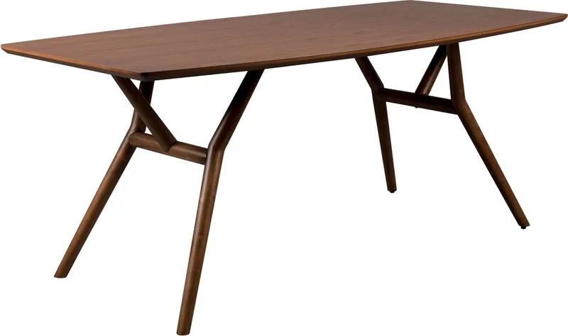 Malaya Eettafel 180x90 cm Hout de Dutchbone en Bruin – photo du produit