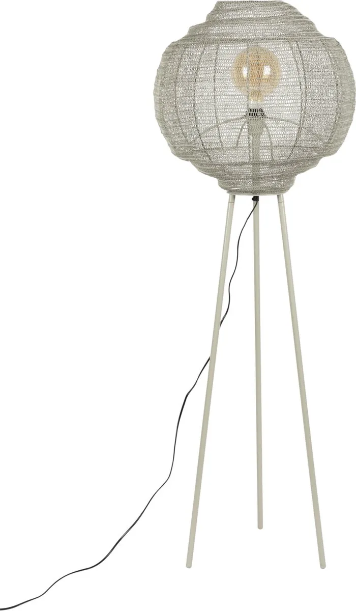 Meezan Vloerlamp Zand van Dutchbone in Grijs – productfoto