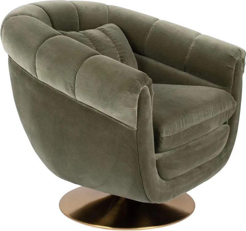 Member Loungestoel de Dutchbone en Groen – photo du produit