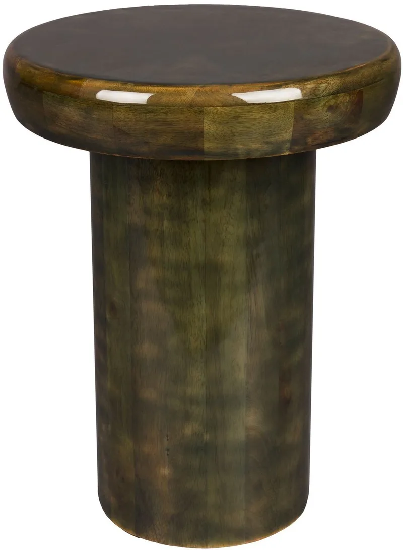 Mush Bijzettafel Rond 35 cm de Dutchbone en Groen – photo du produit
