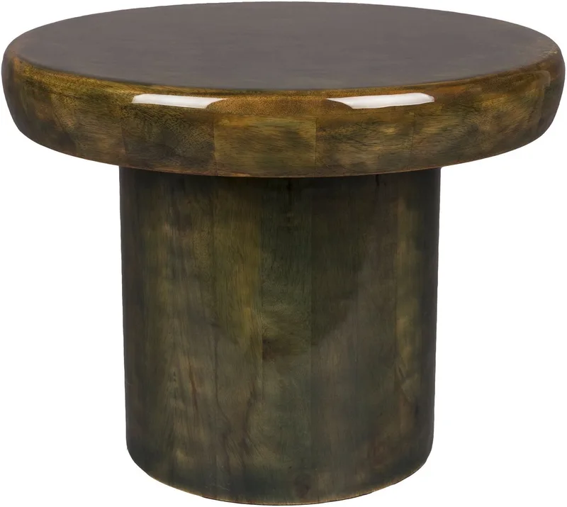 Mush Bijzettafel Rond 45 cm van Dutchbone in Groen – productfoto