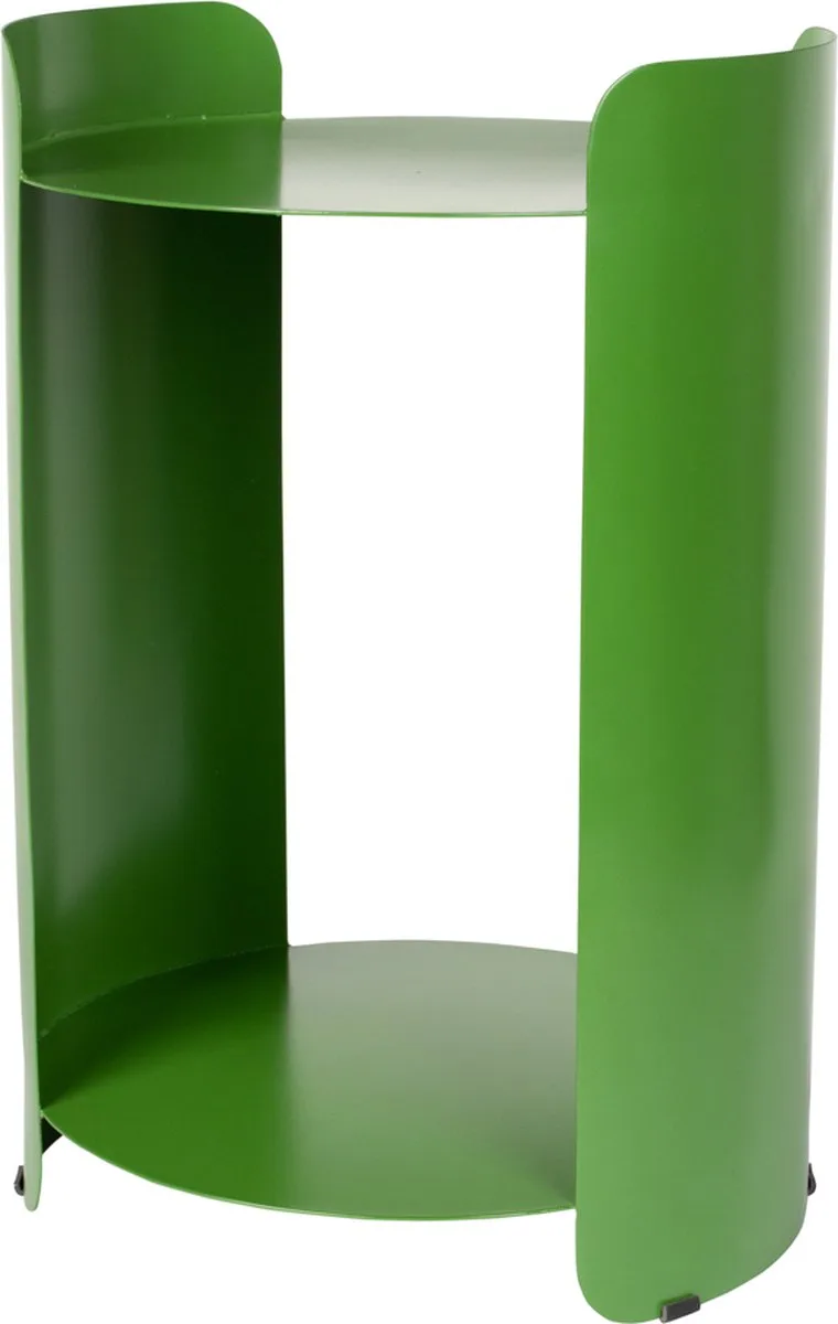 Navagio Bijzettafel Rond 31 cm Metaal van Dutchbone in Groen – productfoto
