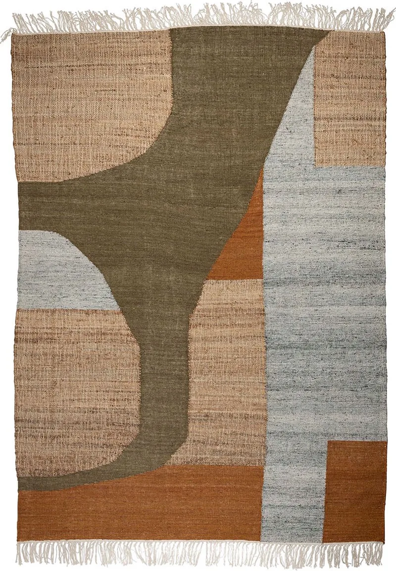 Pavilion Vloerkleed 160x230 van Dutchbone in Bruin – productfoto