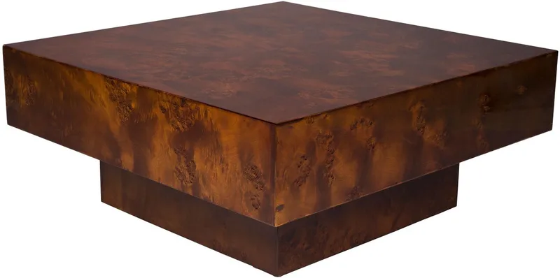 Quinn Salontafel 90x90 cm Hout Walnootkleur de Dutchbone en Bruin – photo du produit