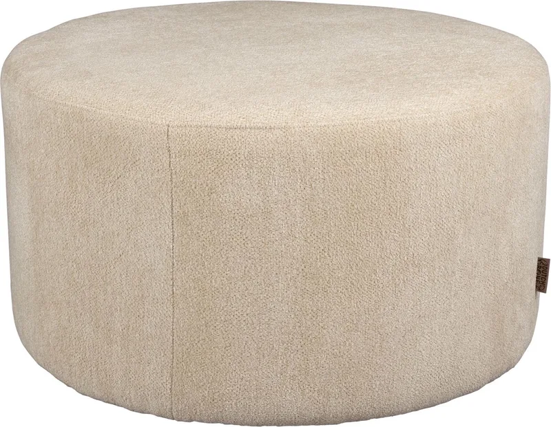 Rocca Poef Latte von Dutchbone in Beige – Produktfoto