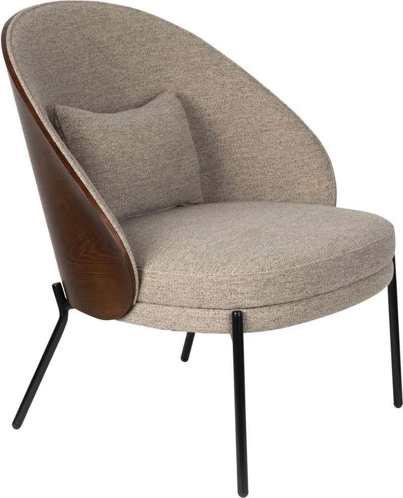 Rodin Loungestoel von Dutchbone in Beige – Produktfoto