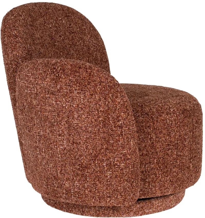 Rose Fauteuil Bordeaux de Dutchbone en Rood – photo du produit