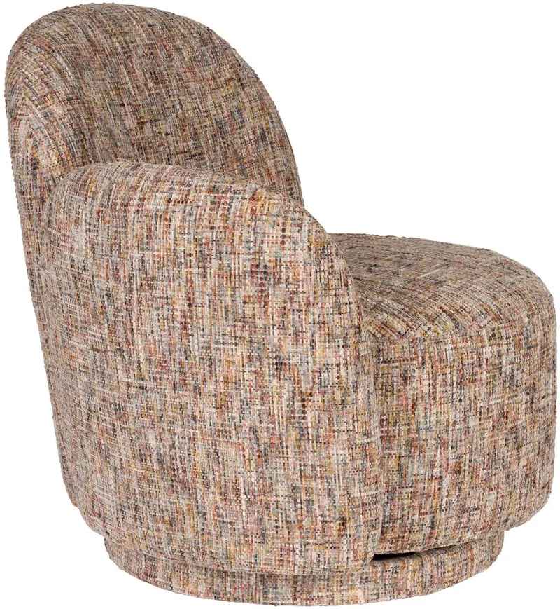 Rose Fauteuil Gemeleerd Meerkleurig van Dutchbone in Beige – productfoto