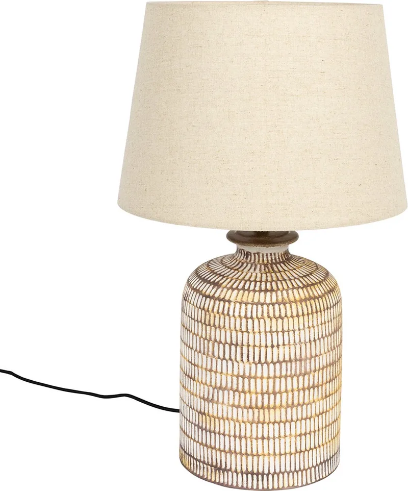 Russel Tafellamp de Dutchbone en Beige – photo du produit
