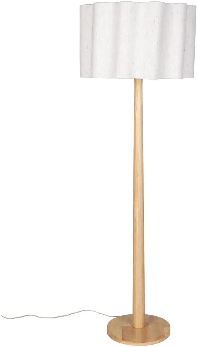 Scallop Vloerlamp van Dutchbone in Naturel – productfoto