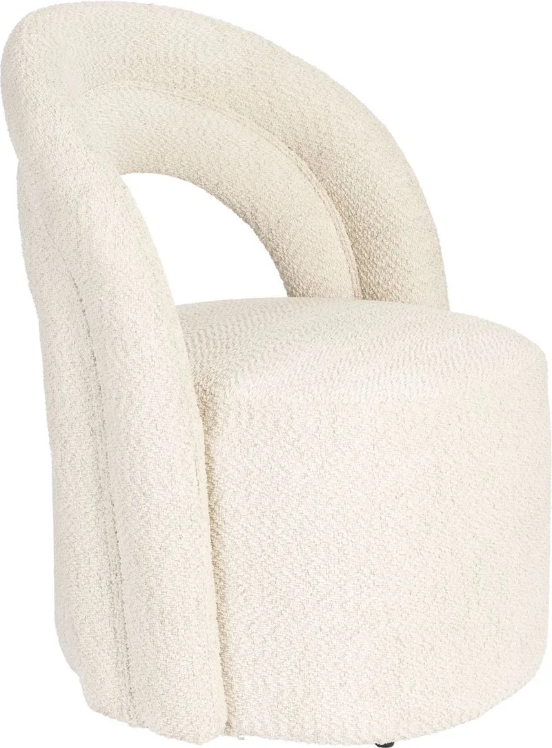 Seina Fauteuil Swivel van Dutchbone in Beige – productfoto