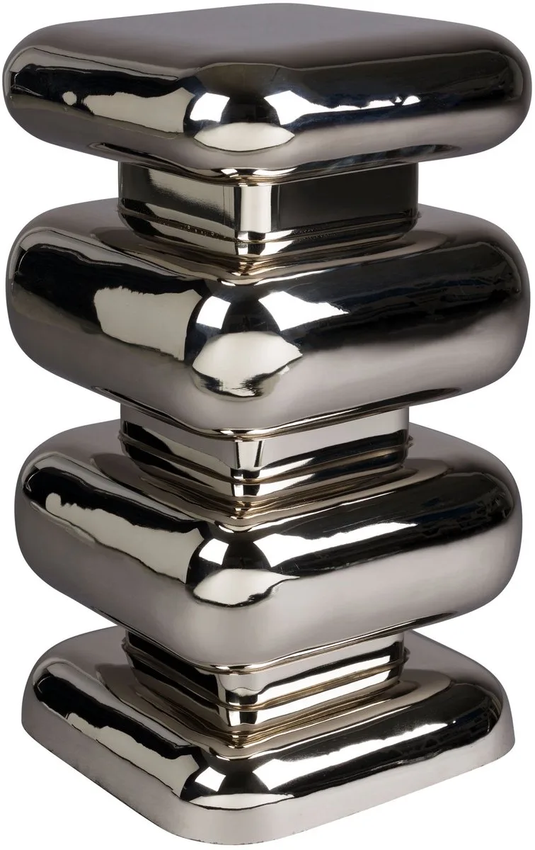 Stubby Bijzettafel Chroom von Dutchbone in Silber – Produktfoto