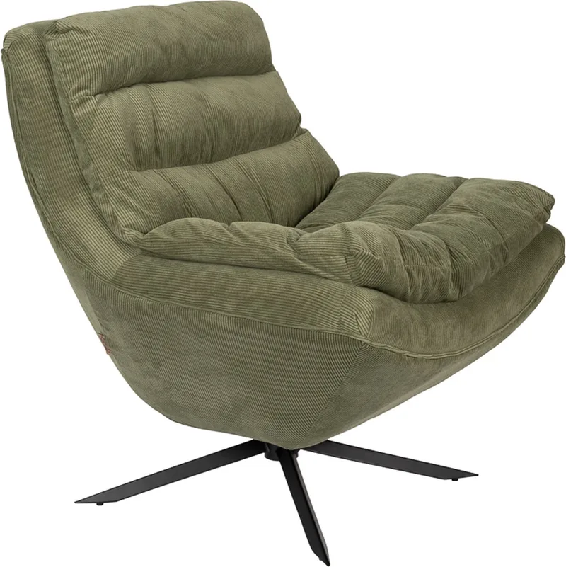 Vince Loungestoel by Dutchbone in Groen – product photo