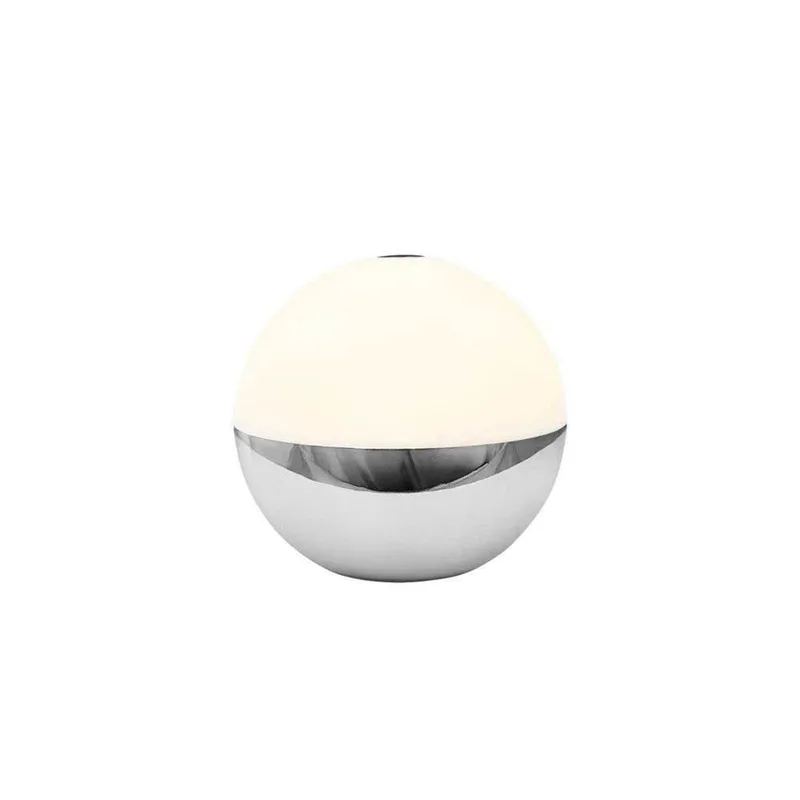 Alba LED tafellamp op batterijen, chroom, dimbaar. IP44 - Dyberg Larsen - Woonkamer - Scandinavisch - Kunststof - 1 lamp von Dyberg Larsen – Produktfoto