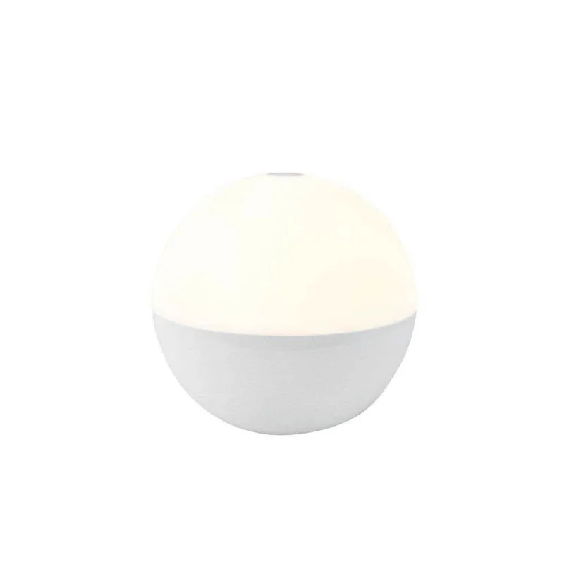Alba LED tafellamp op batterijen, wit, dimbaar. IP44 - Dyberg Larsen - Woonkamer - Scandinavisch - Kunststof - 1 lamp von Dyberg Larsen – Produktfoto