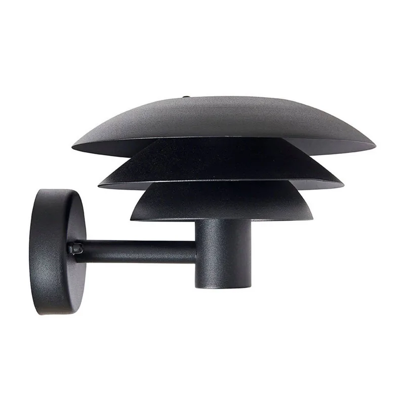 buitenwandlamp DL20 Ø 20 cm de Dyberg Larsen en Zwart – photo du produit
