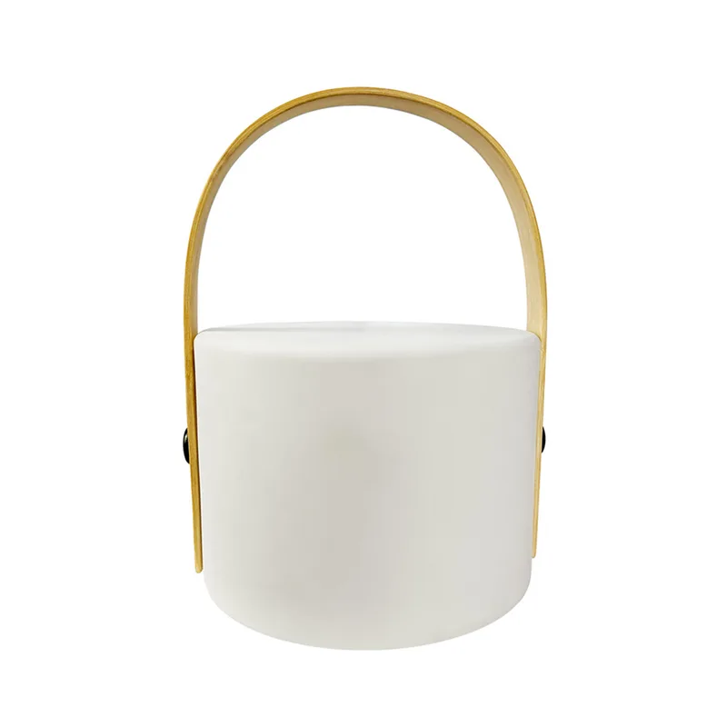 Carry tafellamp met zonnecel, wit/naturel - Dyberg Larsen - Terras - Scandinavisch - Kunststof - 1 lamp von Dyberg Larsen – Produktfoto