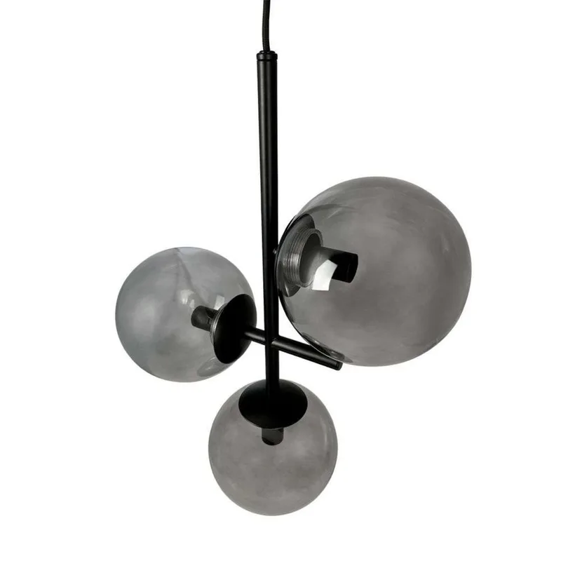 Como hanglamp, rook/zwart, 3-lamps - Dyberg Larsen - Woonkamer - Modern - Metaal - Meerdere lampen von Dyberg Larsen – Produktfoto