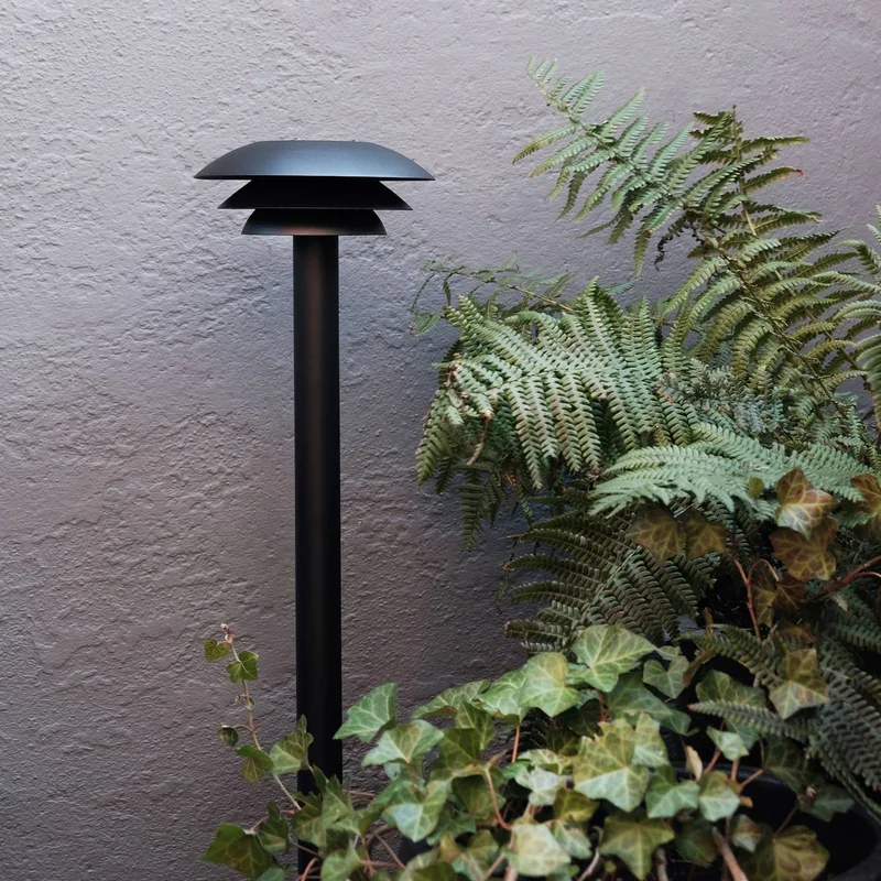 DL20 Outdoor meerpaal Ø 20cm van Dyberg Larsen in Zwart – productfoto
