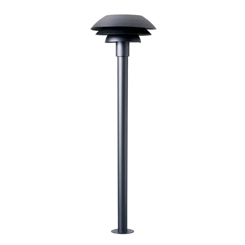 DL31 Outdoor meerpaal Ø 31cm van Dyberg Larsen in Zwart – productfoto