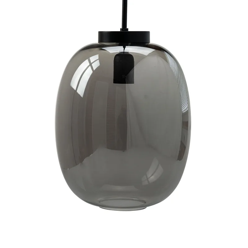 DL39 Hanglamp Smoke/Zwart - Dyberg Larsen - Woonkamer - Glas - 1 lamp by Dyberg Larsen – product photo