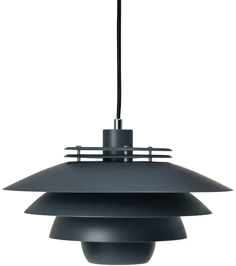Ejka - Hanglamp - Staal 38 x 20 cm van Dyberg Larsen in Donkergrijs – productfoto