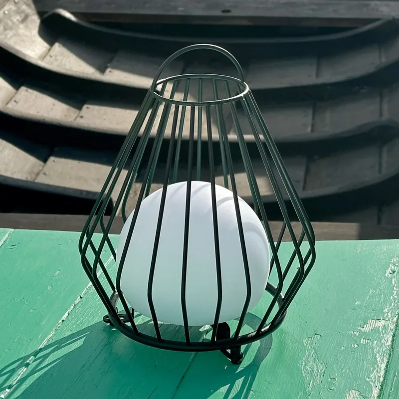 Evesham LED lantaarn, Ø 30 cm, groen, IP54 - Dyberg Larsen - Terras - Scandinavisch - Metaal - 1 lamp by Dyberg Larsen – product photo