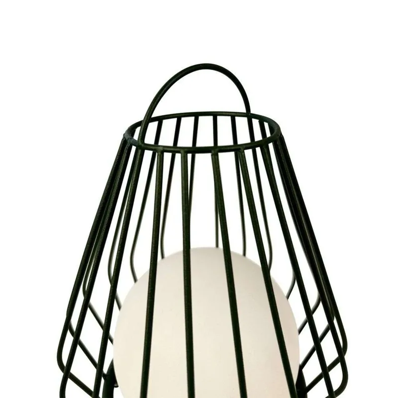 Evesham LED lantaarn op batterijen, Ø 18 cm, groen, IP54 - Dyberg Larsen - Terras - Scandinavisch - Metaal - 1 lamp by Dyberg Larsen – product photo