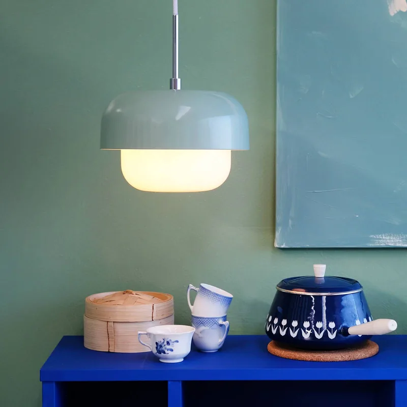 Haipot hanglamp van Dyberg Larsen in Mintgroen – productfoto