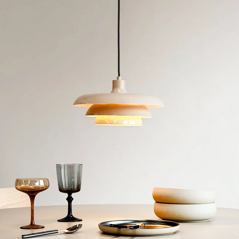 hanglamp Ava, metaal, Ø 31 cm van Dyberg Larsen in Beige – productfoto