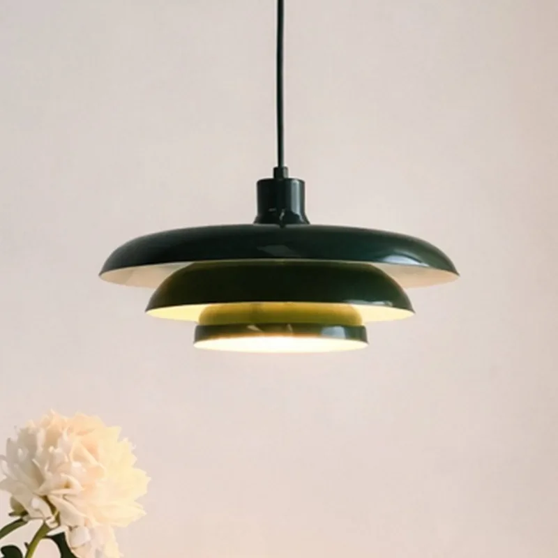 hanglamp Ava, metaal, Ø 31 cm van Dyberg Larsen in Donkergroen – productfoto